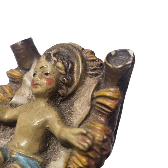 Vintage Baby Jesus Manger Nativity Figurine Christmas Decoration Figure - Picture 10 of 16